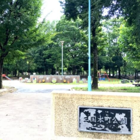 緑いっぱいの公園もあります。