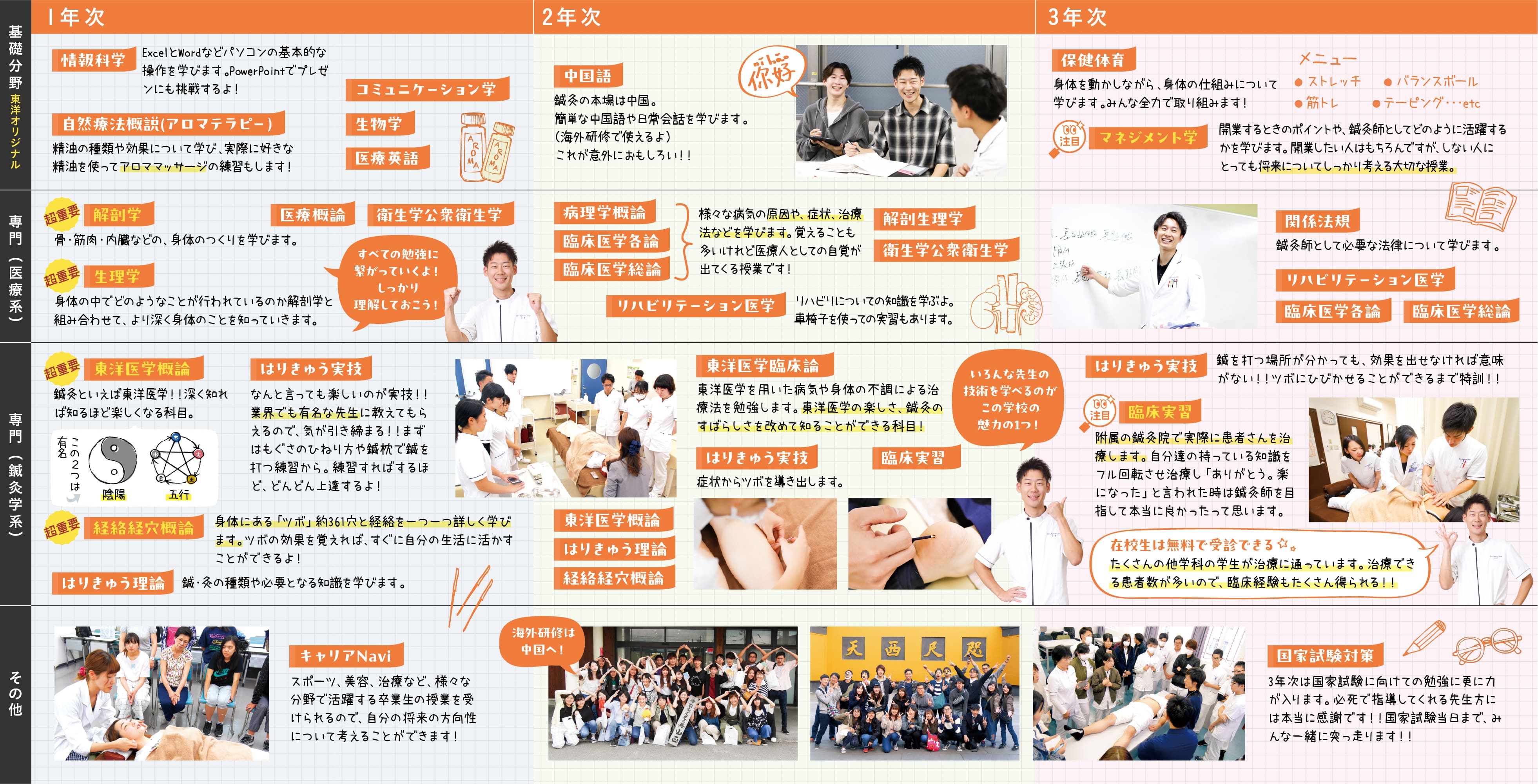 カリキュラム内容