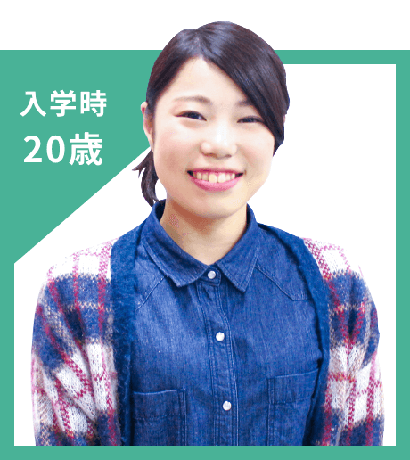 入学時 20歳