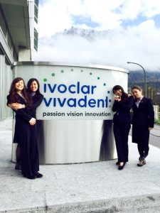 世界的に有名な歯科技工メーカ「Ivoclar Vivadent社」で研修を受けました。