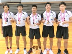 男子バレー部全国大会3連覇！
