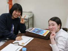 学生スタッフとも仲良し！！