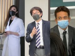 左から以倉 彩翔先生、笹部 雅大先生、鈴木 啓司先生！