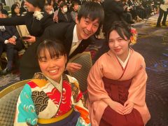 お世話になった先生との写真！