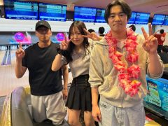 プレッシャーのかかる場面で見事ストライク！