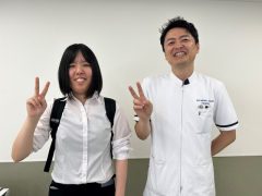 卒業生も元気な姿を見せてくれましたよ！
