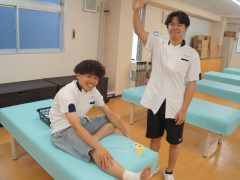 先生！上手に巻けました～！