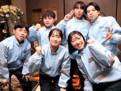 緊張が解けて明るい表情！