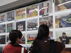 思い出写真に釘付け!