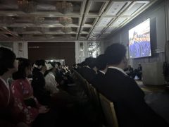 思い出ムービーの放映