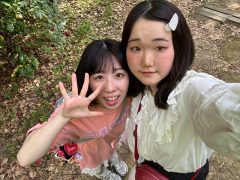 鶴見緑地公園で仲良く2ショット📷