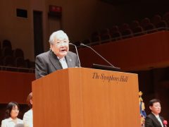 太田学校長の祝辞