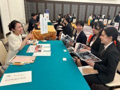 企業の方とのお話も大盛り上がり…！