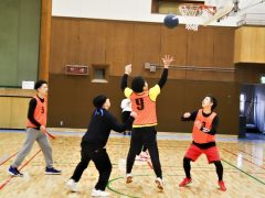 白熱するゴール下！