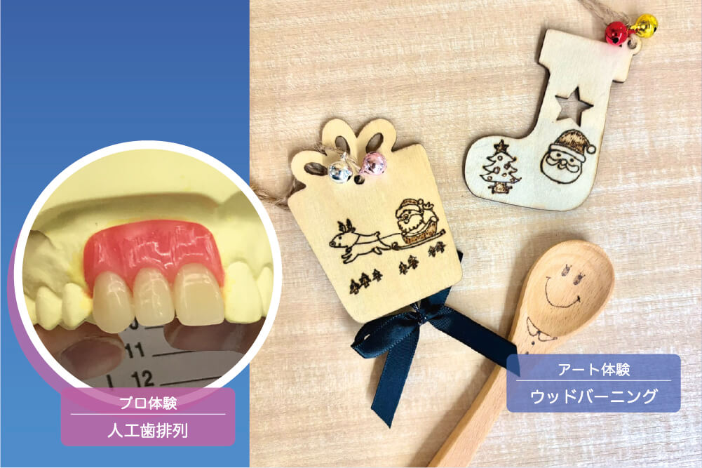 【プロ】人工歯配列【アート】ウッドバーニング
