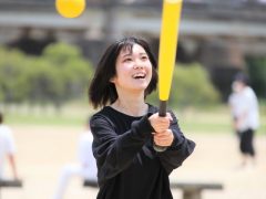 晴天の中球技大会🥎