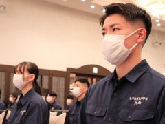 学校長の言葉を胸に頑張ります！