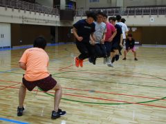 負けられない大繩1年生男子チーム！