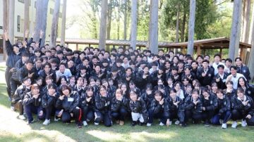 集合写真！楽しいオリエンテーションでした
