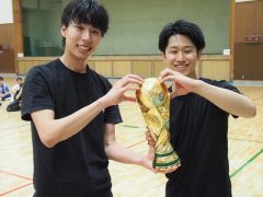 トロフィーでハート