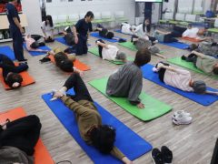 みんなで身体を柔軟！ストレッチ